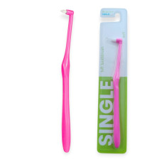 Healthy Smile Tuft монопучкова зубна щітка конічна, Рожева